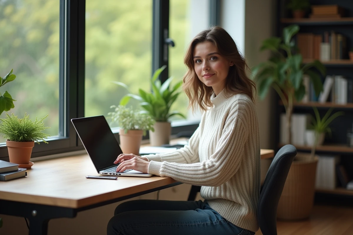 Positionnement optimal du bureau pour éviter l&rsquo;éblouissement