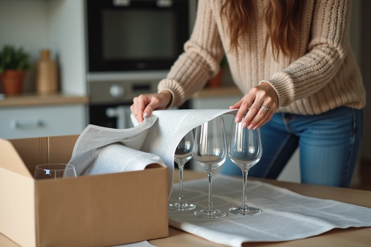 Protection des verres durant un déménagement : méthodes efficaces