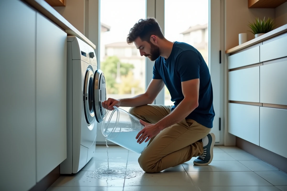 Jeune homme verseur d